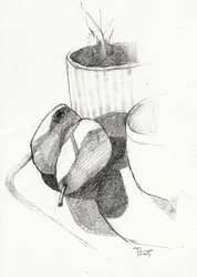Pears Still Life Sketch
