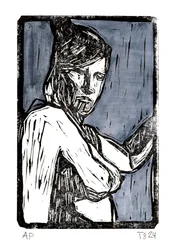 Pensive Woman Portrait
