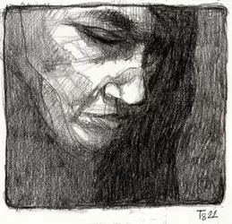 Quiet Contemplation Sketch
