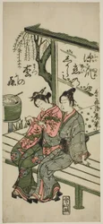 Lovers on a Veranda