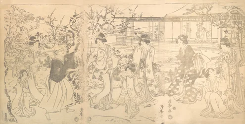 Scene from the Chushingura Vendetta of the 47 Loyal Retailers