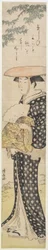 A Woman With a Hat Walking Under a Tree, 1782