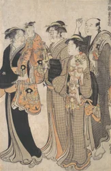 Mother Carrying Her Baby Girl to the Miya Mairi