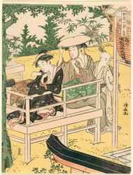 Takata (from the series "Ten Summer Scenes in Edo")