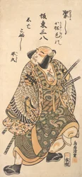 The Actor Nakamura Nakazo as a Warrior