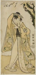 The Actor Sakakiyama Sangoro as Princess Odae, the Daughter of the Senior Regent Michinaga
