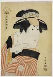 Yamatoya Tojaku (The Actor Iwai Hanshiro IV as Otoma, Daughter of Ohina from Inamuragasaki in Kamakura)