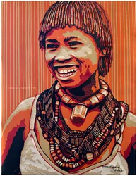 Vibrant Smiling Woman
