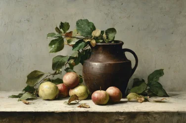 Autumn Apples and Pitcher
