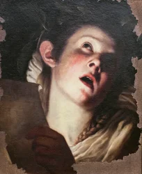 Young woman singing