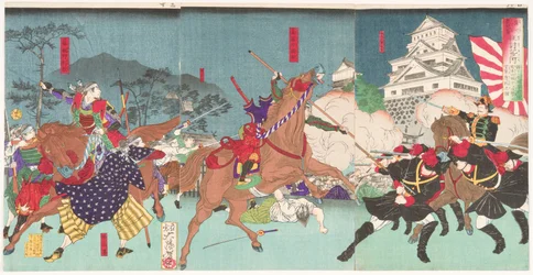 Battle before Kumamoto Castle