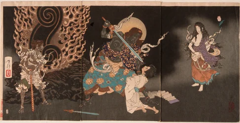 Yūten Swallowing the Sword of Fudō
