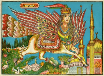 Al-Bourak, Horse with Woman