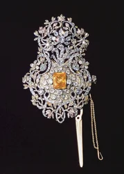 Turkish Reshma (browband), set with precious stones