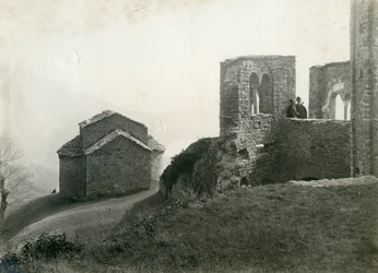 Abbey of San Pietro al Monte, Civate, Lombardy, Italy, circa 1910