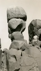 Rocks in Goz Regeb, Sudan, circa 1925