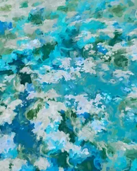 Aqua Marine Abstract