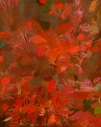 Fiery Abstract Energy