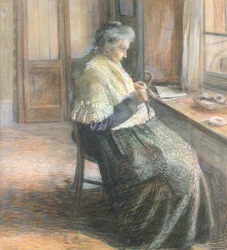 The Mother Portrait of Aged Woman