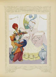 We Filled Basins, Served Her Fruit and Jars of Jam, Illustration from 