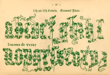 15th and 16th Centuries. Ornamental Riband, 1862