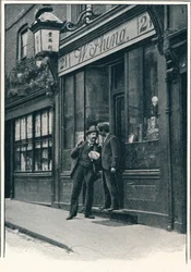 A Chinese Shop, Limehouse, London, c1900