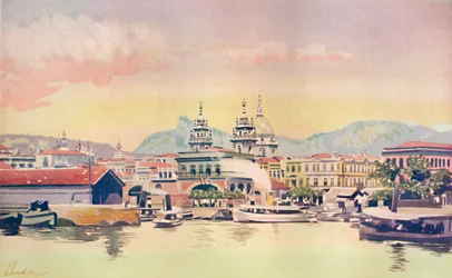 A Corner of the Rio Customs Wharf