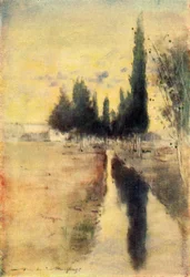A Dutch Village Near Edenburg, 1902