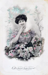A Good Kiss, French Postcard