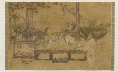 A Man Taking His Ease