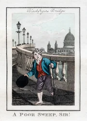 A Poor Sweep, Sir!, Blackfriars Bridge, London