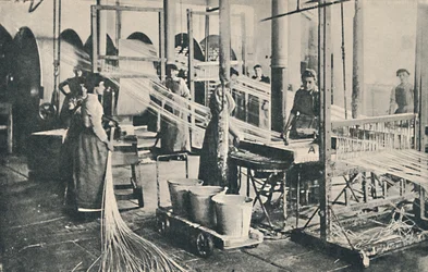 A Wax Taper-making Plant