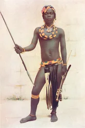 A Zulu warrior, 1912