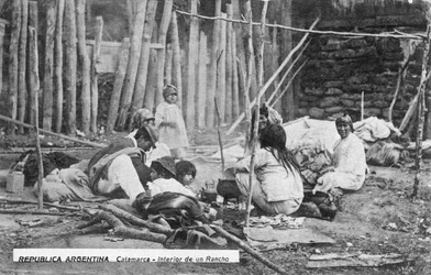 A Family at Work, Catamarca, Argentina, Early 20th Century