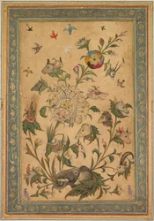 A Floral Fantasy of Animals and Birds Waq-waq