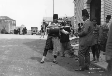 A Lemonade Seller, Beirut, Lebanon, c1920s-c1930s