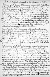A Page from the Journal of John Newton, 1750-1754, 1965