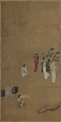 A Picnic Party: Musicians and Attendants