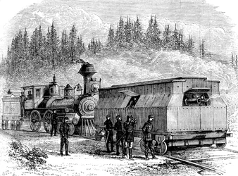 A Railroad Battery, American Civil War