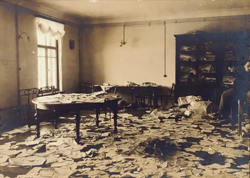 A Room After a Search, Russia, Early 20th Century