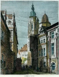 A street in Coburg, Bavaria, Germany