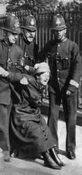 A Suffragette Being Arrested