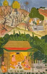 A Summer Month, Possibly Vaisakh, Folio from a Barahmasa Series