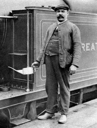 A train driver, London, 1926-1927