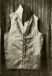 A waistcoat worn by Count Lemcke
