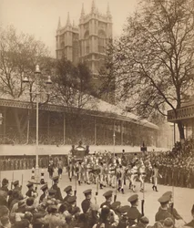 Acclaimed by Thousands at Westminster, May 12, 1937