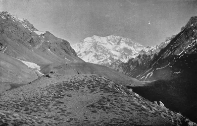 Aconcagua, Near The Road From Santiago to Mendoza