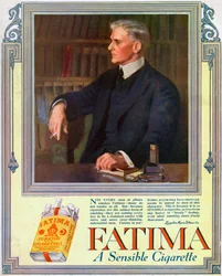 Advert for Fatima Cigarettes