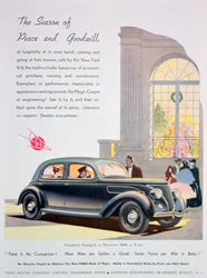 Advert for Ford motor cars, 1936