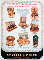 Advert for McVitie and Price biscuits